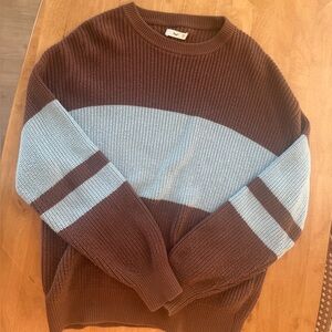 Artizia TNA Brown and Blue Striped Sweater